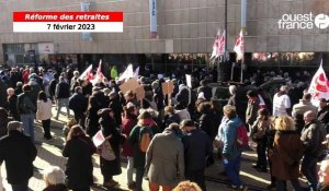 VIDÉO. Grève du 7 février : pour sa 3e journée au Mans, le cortège contre la réforme des retraites s'élance 