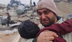 Syrie: à Jandairis dévastée par le séisme, la mort à chaque coin de rue