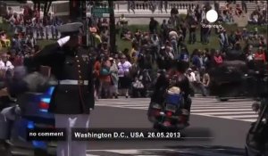 Défilé de motards à la mémoire des vétérans américains