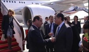 Première visite officielle de François Hollande en Chine
