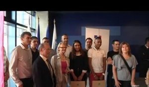 Les premiers contrats emplois d'avenir signés (Montpellier)