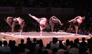 Concours de sumo en Indonésie, le premier depuis 5 ans