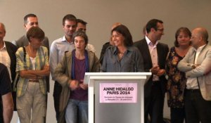 Municipales: la socialiste Anne Hidalgo fait sa rentrée