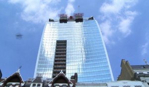 Londres: l'effet de loupe créé par un gratte-ciel devient une attraction