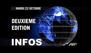 AFP - Le JT, 2e édition du mardi 22 octobre