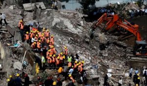 Inde : un immeuble s'effondre à Bombay, quelque 70 disparus