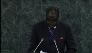 ONU : Mugabe condamne les sanctions imposées à son pays