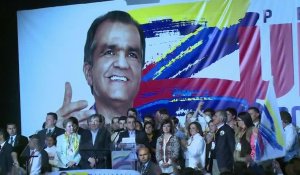 Oscar Ivan Zuluaga, candidat à la présidence de Colombie