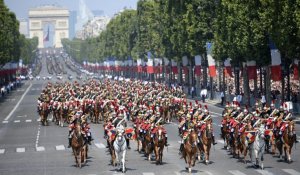 Le défilé du 14-Juillet  marqué par le centenaire de la Grande Guerre