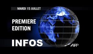 AFP - Le JT, 1ère édition du mardi 15 juillet