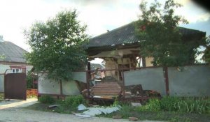 Slaviansk: après les violences les maisons sont en ruines