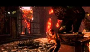 Uncharted 3 Drake's Deception Gameplay Château Enflammé