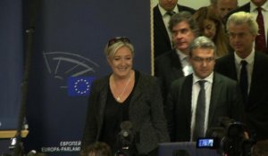 Marine Le Pen veut s'imposer à Bruxelles