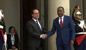 Le président du Niger reçu à l'Elysée