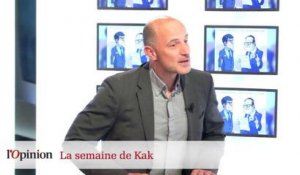 Dessin de Kak : François Hollande en Charlie Chaplin, Martine Aubry en croque-mort
