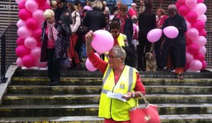 La marche rose contre le cancer du sein