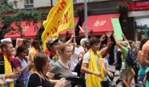 Manifestation contre le réchauffement climatique à New York