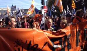 Manifestation pour une bretagne réunifiée