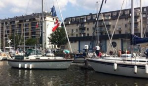 Flottille de 27 bateaux à Caen