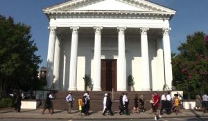 Charleston: foule aux funérailles du pasteur Pinckney
