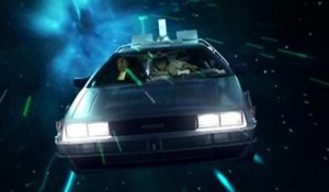 DeLorean : Arthur et Florence Foresti revisitent ''Retour vers le futur'' - ZAPPING AUTO DU 29/06/2015