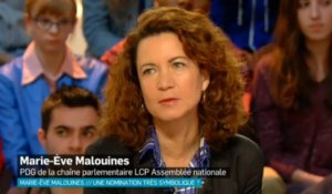 Marie-Eve Malouines, présidente de LCP : «Il ne suffit pas de dire "Je suis candidate"»