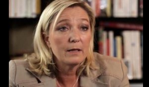 Marine Le Pen s'estime «chanceuse» de porter le nom de son père