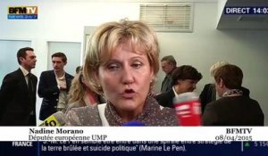 Nadine Morano : «Aujourd'hui, c'est l'explosion du Front national »