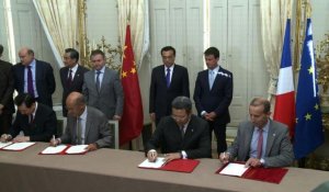 Avalanche d'accords entre Paris et Pékin