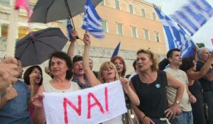 Grèce: au moins 20.000 manifestants à Athènes en faveur du "oui"