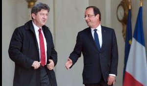 Deux haltes dans la guerre entre Hollande et Mélenchon, qui n'en finit pas