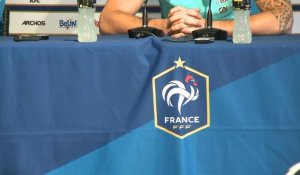 Football: les Bleus à Clairefontaine avant deux matches amicaux