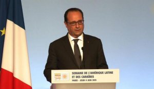 Hollande ouvre la semaine de l'Amérique latine et des Caraïbes