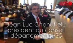 Jean-Luc Chenut élu président du conseil départemental d'Ille-et-Vilaine