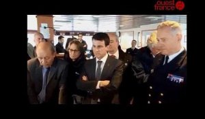 Manuel Valls à bord de l'Abeille