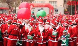 Record de Pères Noël dans les rues de Madrid