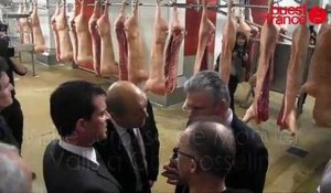 Visite surprise de Manuel Valls vendredi matin à Gad Josselin