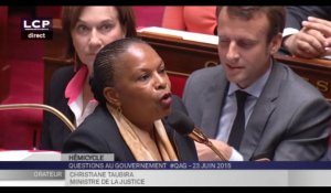 Christiane Taubira remet Eric Ciotti à sa place - ZAPPING ACTU DU 24/06/2015