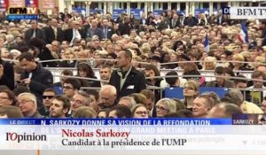 TextO' : Le meeting parisien de Nicolas Sarkozy