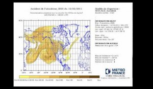 Fukushima: le nuage radioactif arrive mercredi sur la France