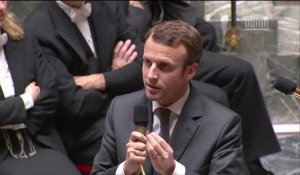 Emmanuel Macron à l'offensive contre les retraites chapeau