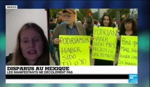 Étudiants disparus : des milliers de manifestants crient leur colère à Mexico