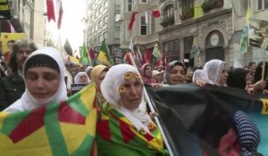 Istanbul: manifestation en solidarité avec Kobané