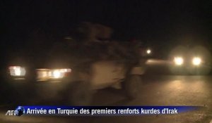 Arrivée en Turquie des premiers renforts kurdes d'Irak