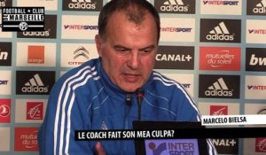 Bielsa fait son mea culpa suite à la défaite de l'OM à Lyon