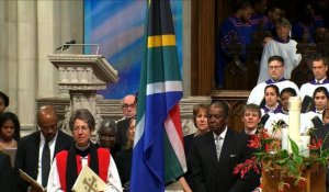 Mandela: cérémonie d'hommage à la National Cathedral de Washington