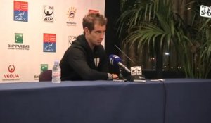 Richard Gasquet après sa victoire contre Paul-Henri Mathieu