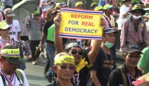 Bangkok: manifestation en amont du blocage prévu le 13 janvier