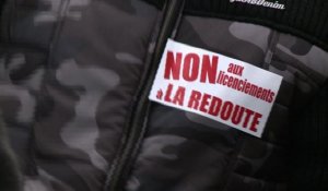 Suppressions d'emplois à La Redoute: les salariés en colère