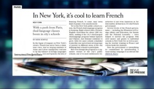 Apprendre le français à New York  "c'est cool" !